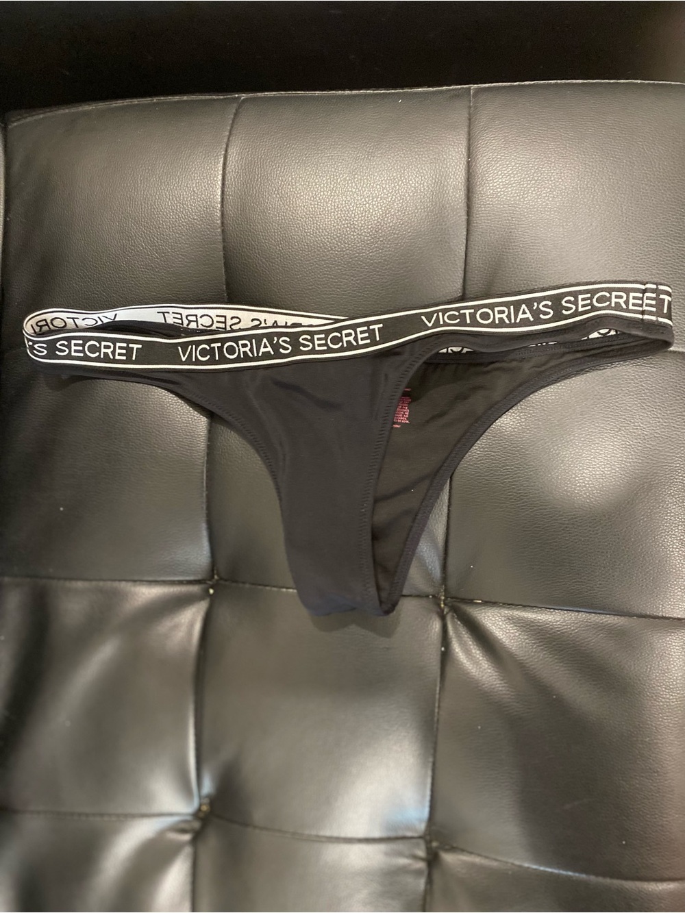 Victoria's Secret Black Logo bikini bottoms
